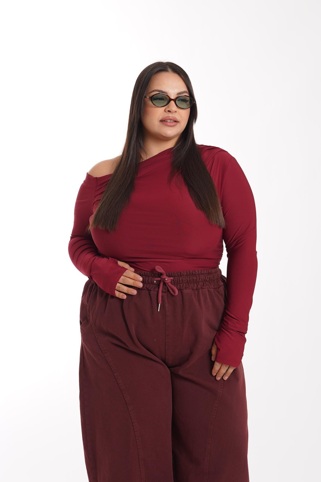 Maglia Noemi Kim bordeaux