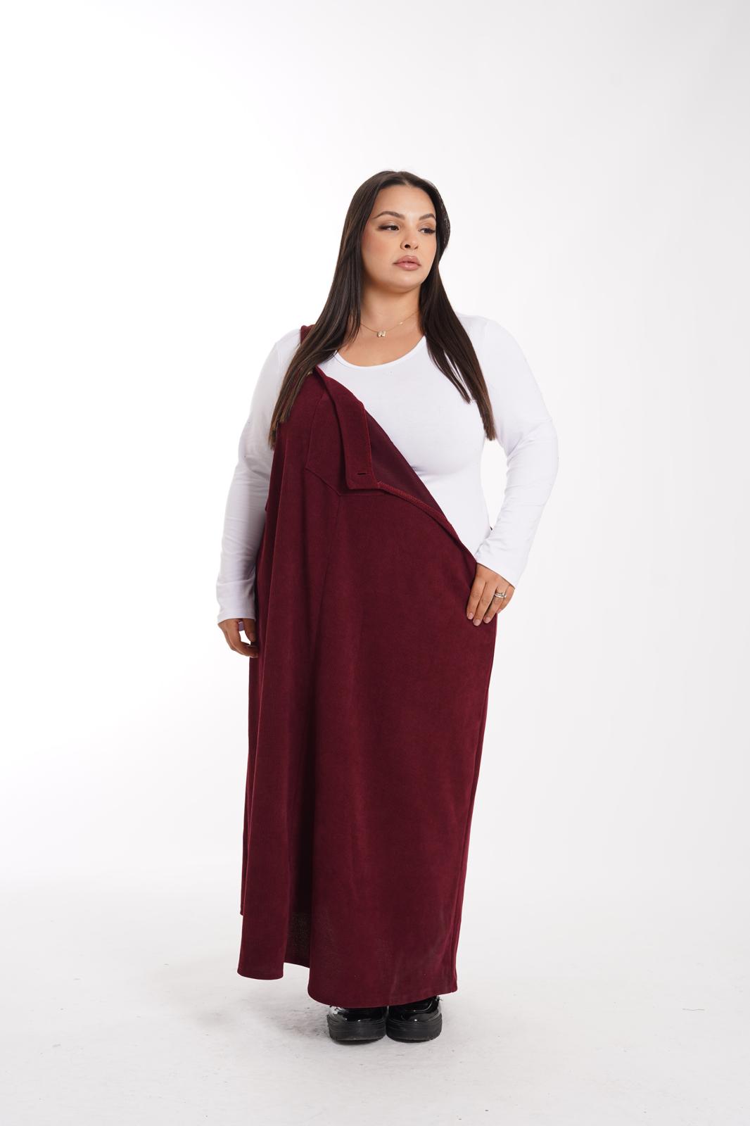 Salopette+Maglia Ilary bordeaux