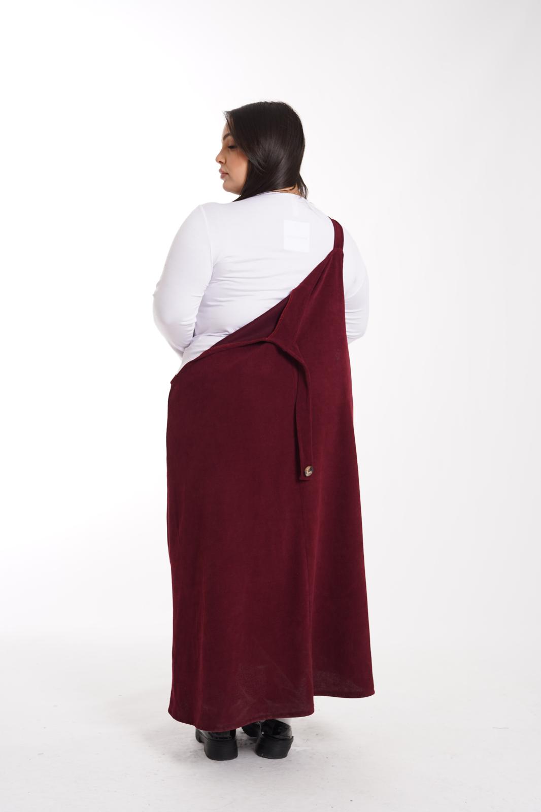 Salopette+Maglia Ilary bordeaux