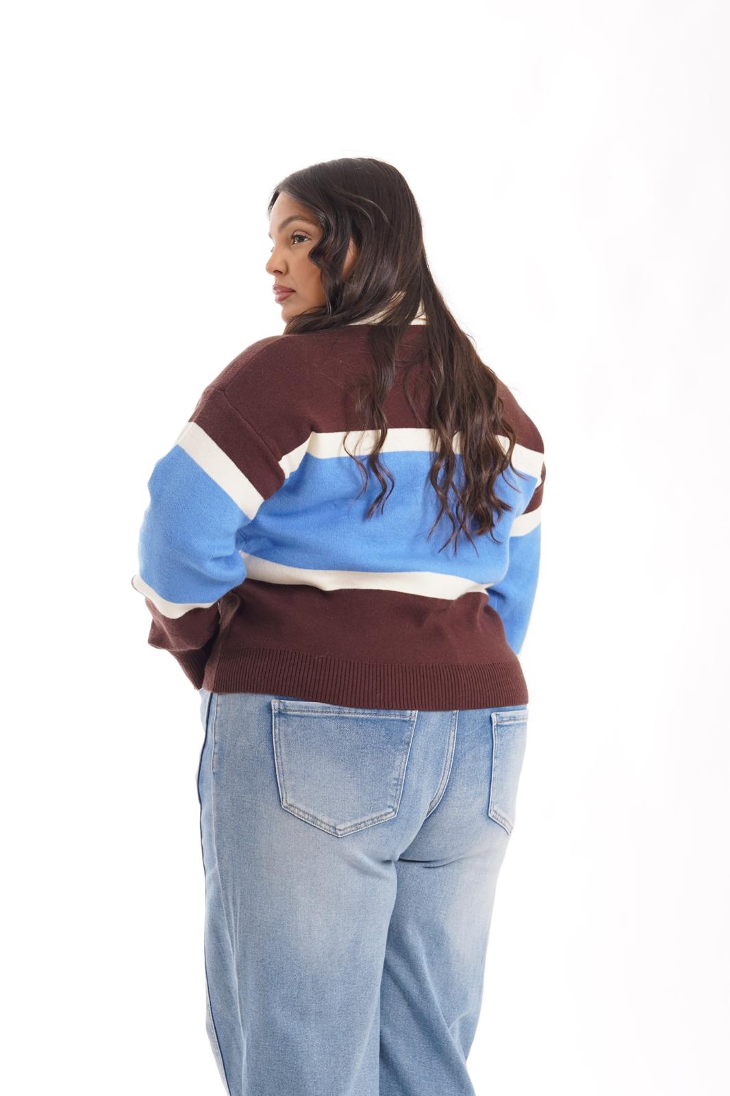 Pull\Polo Design azzurro