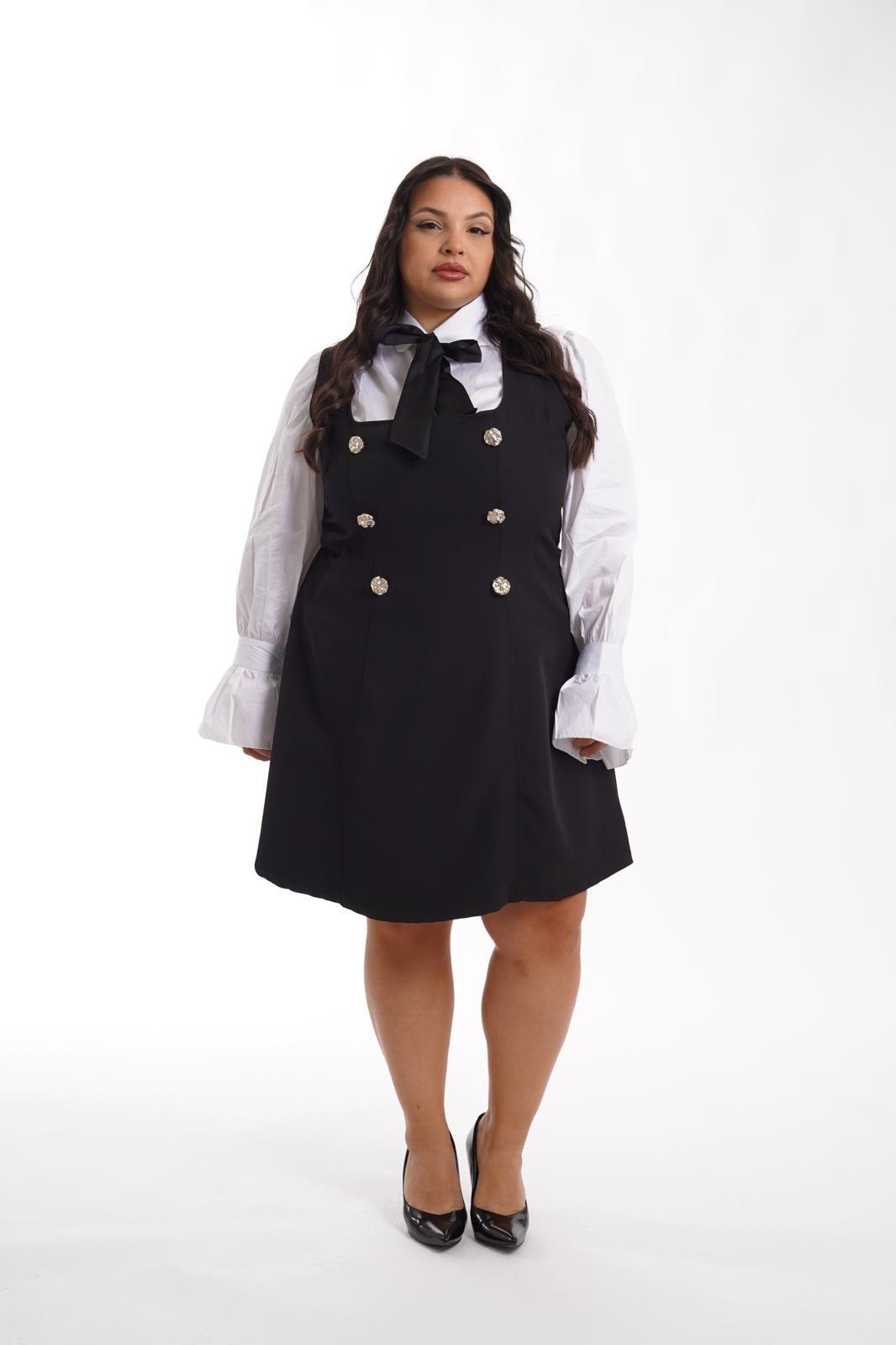 Coordinato Dress+Camicia Paris nero