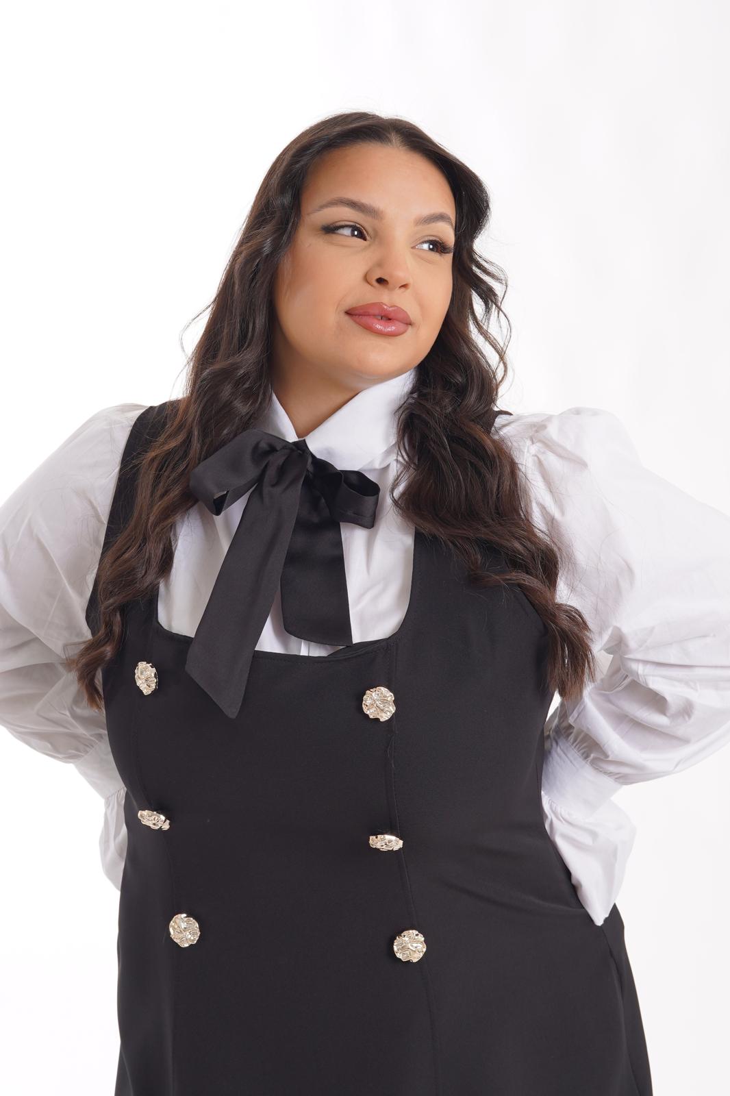 Coordinato Dress+Camicia Paris nero