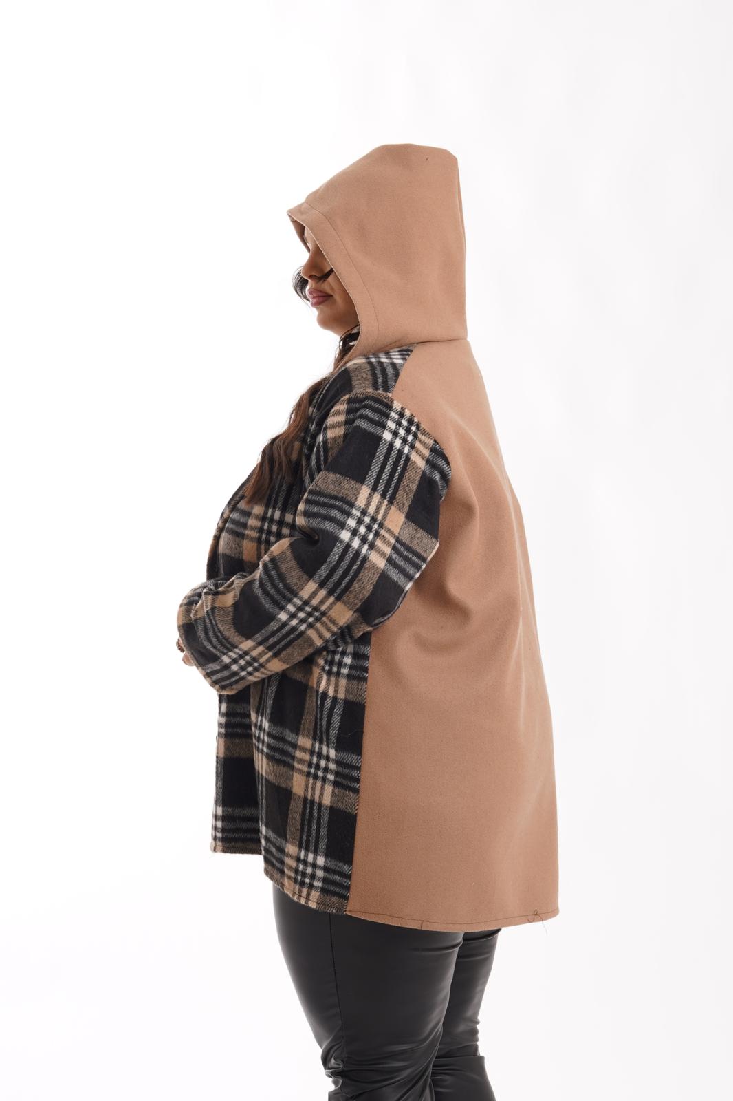 Camicia a quadri Sissy nero