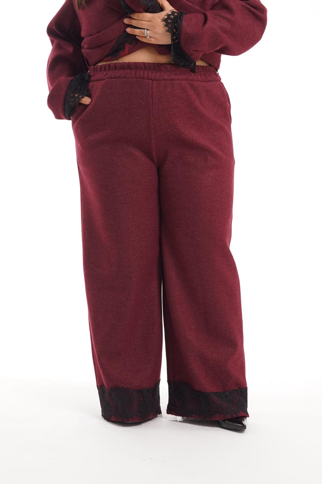 Pantalone Said bordeaux