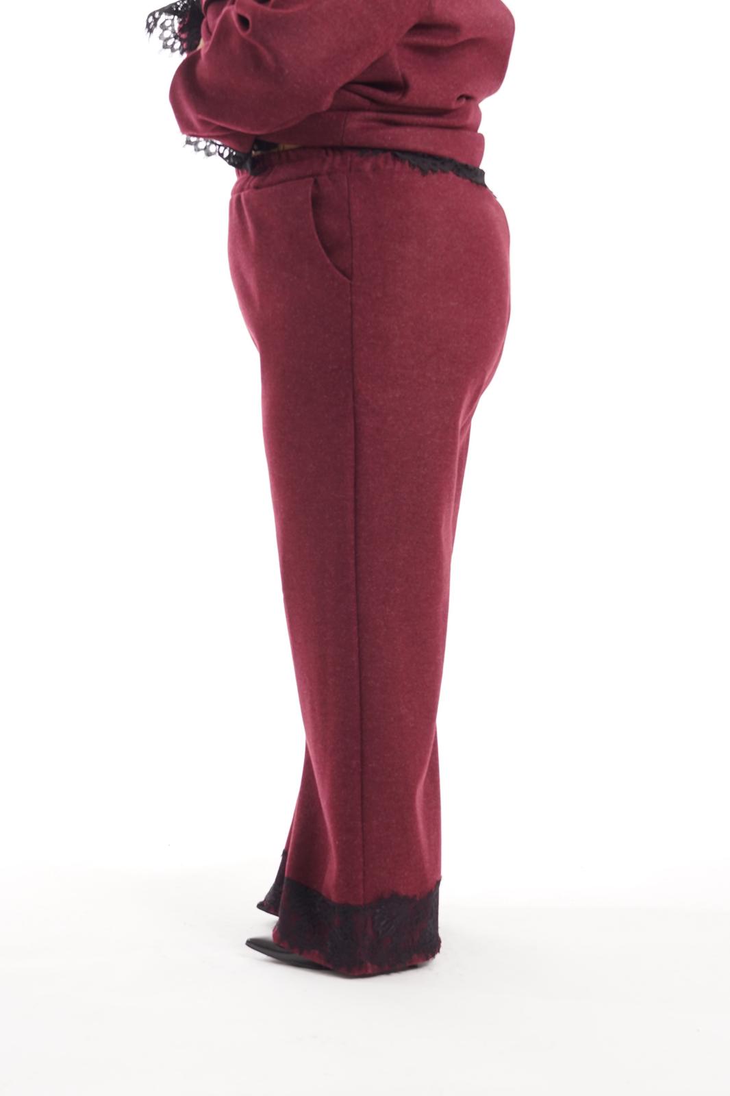 Pantalone Said bordeaux