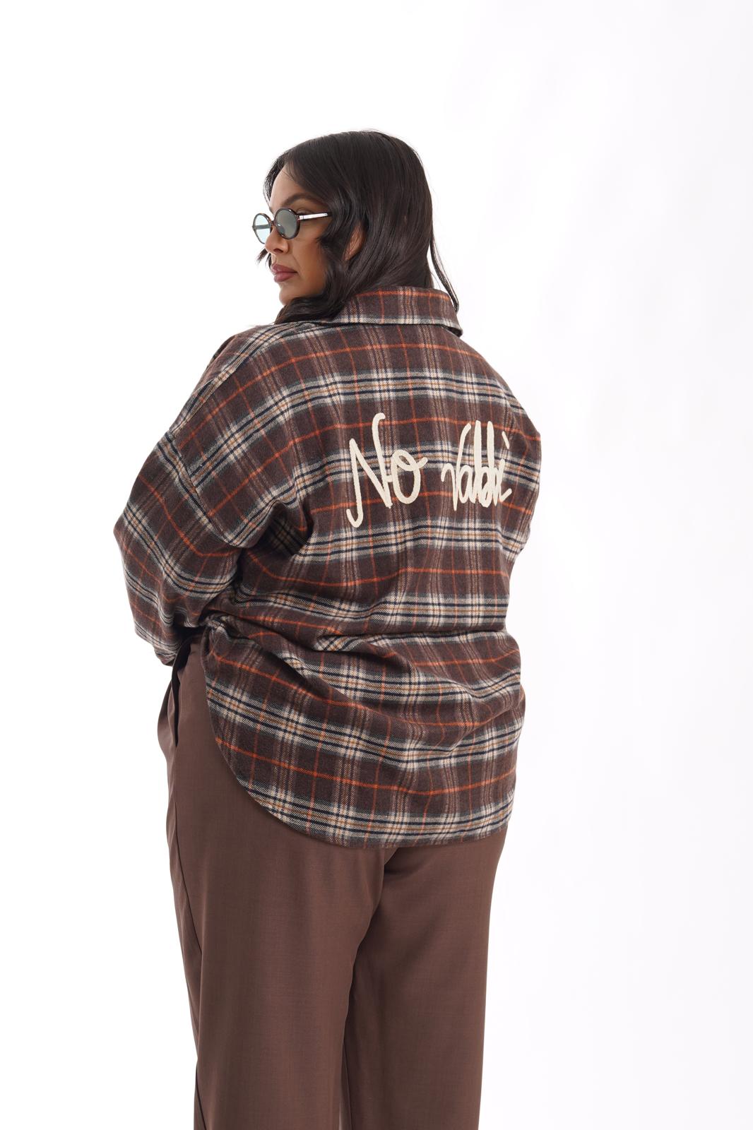 Camicia "No Vabbè" arancione