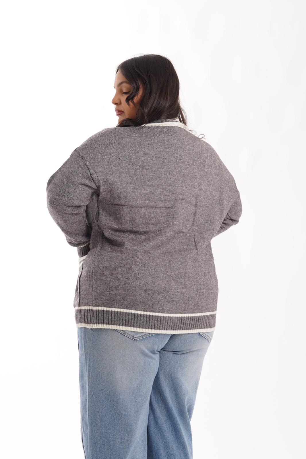 Cardigan Solange grigio