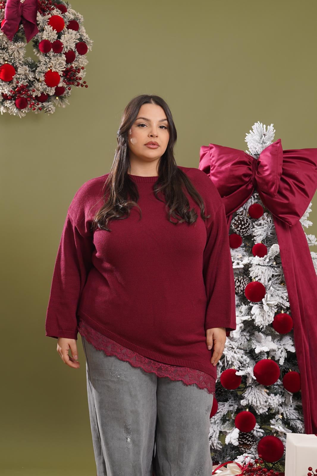Maglia Florinda bordeaux