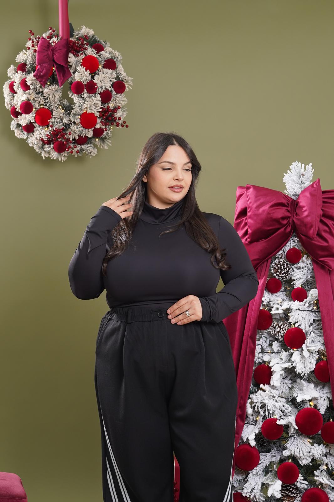 Body Semplicity collo alto nero