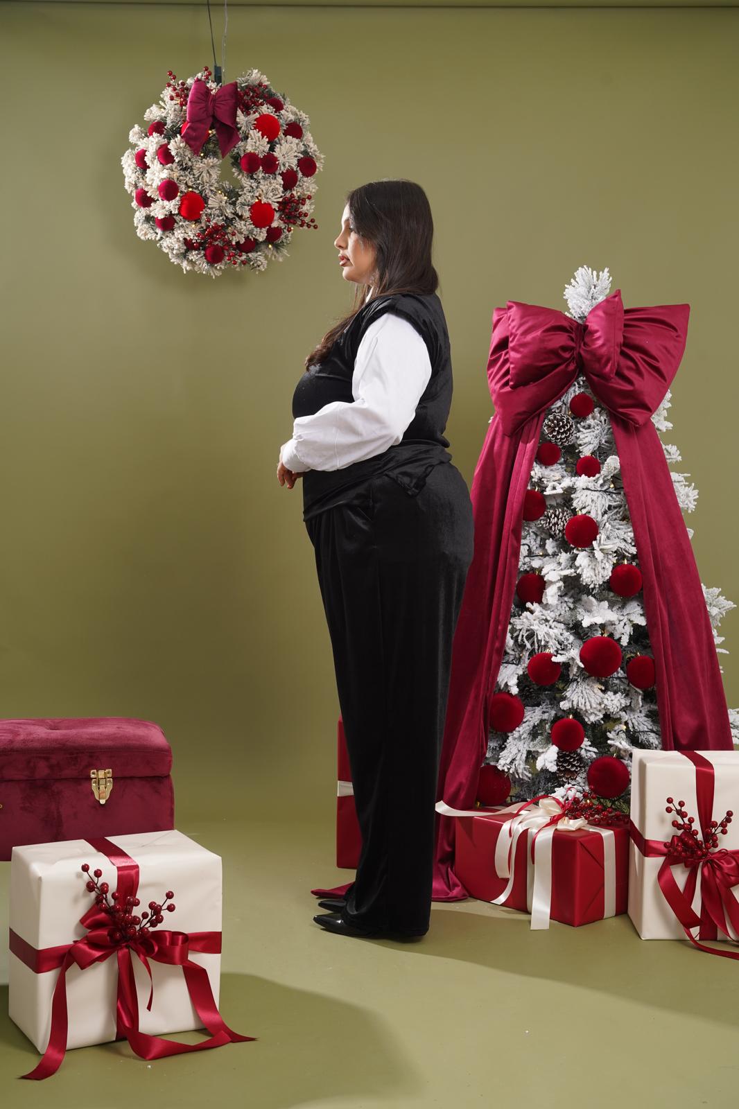 Coordinato Feliz Ciniglia nero