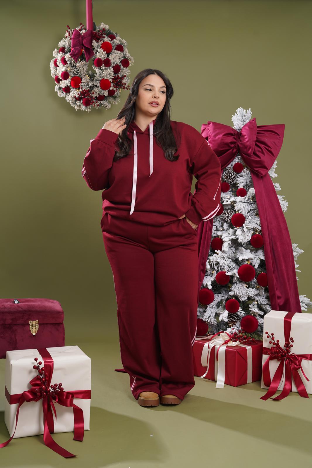 Tuta Christy bordeaux