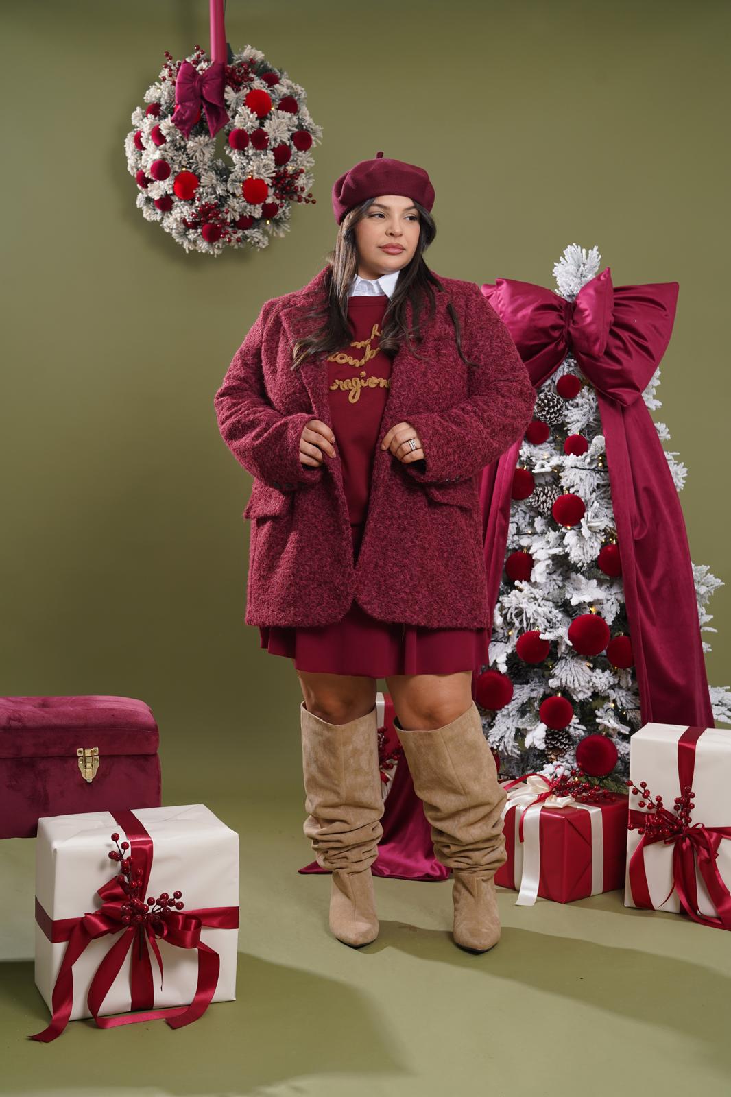 Giacca Poland bordeaux