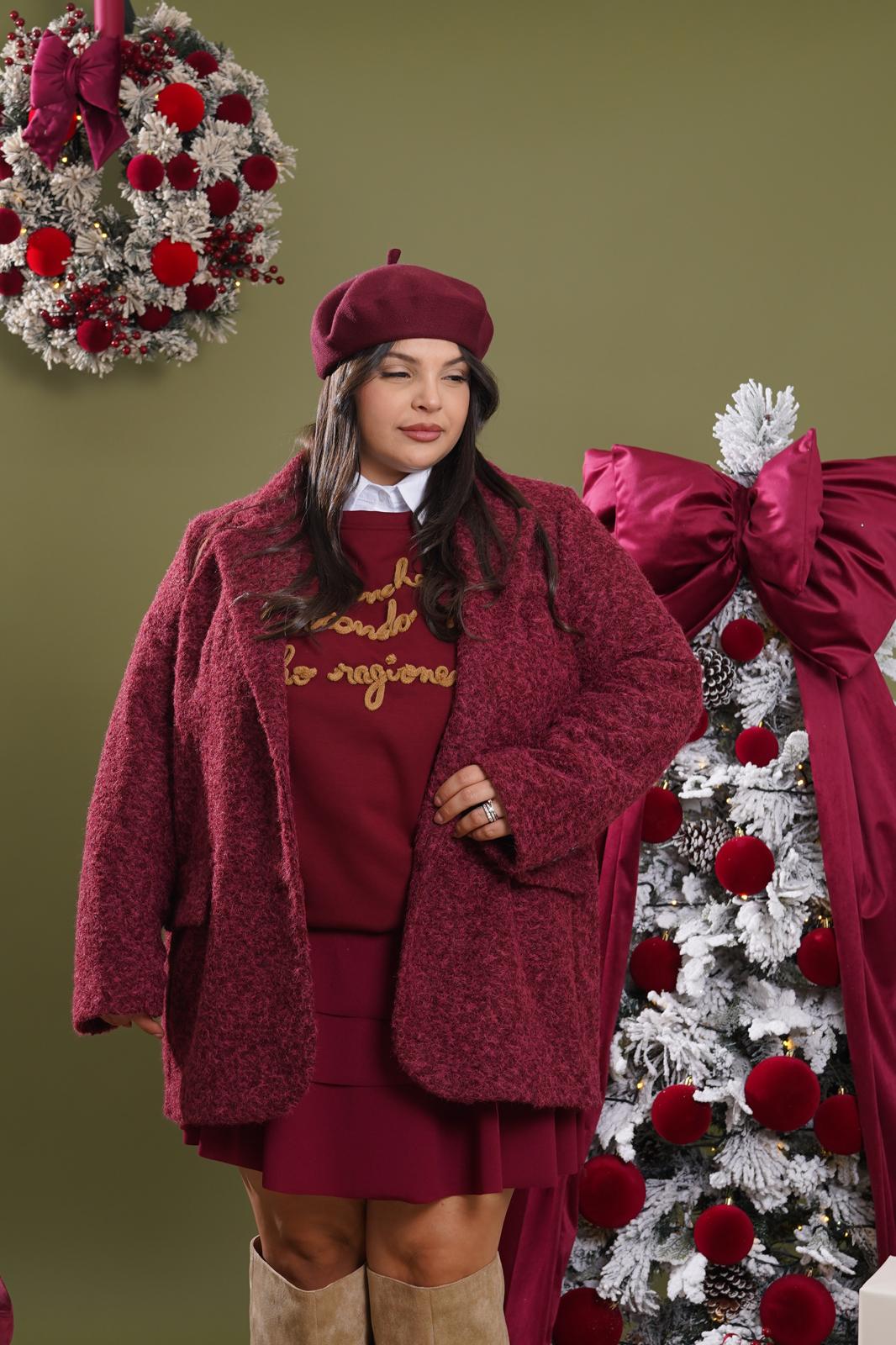 Giacca Poland bordeaux