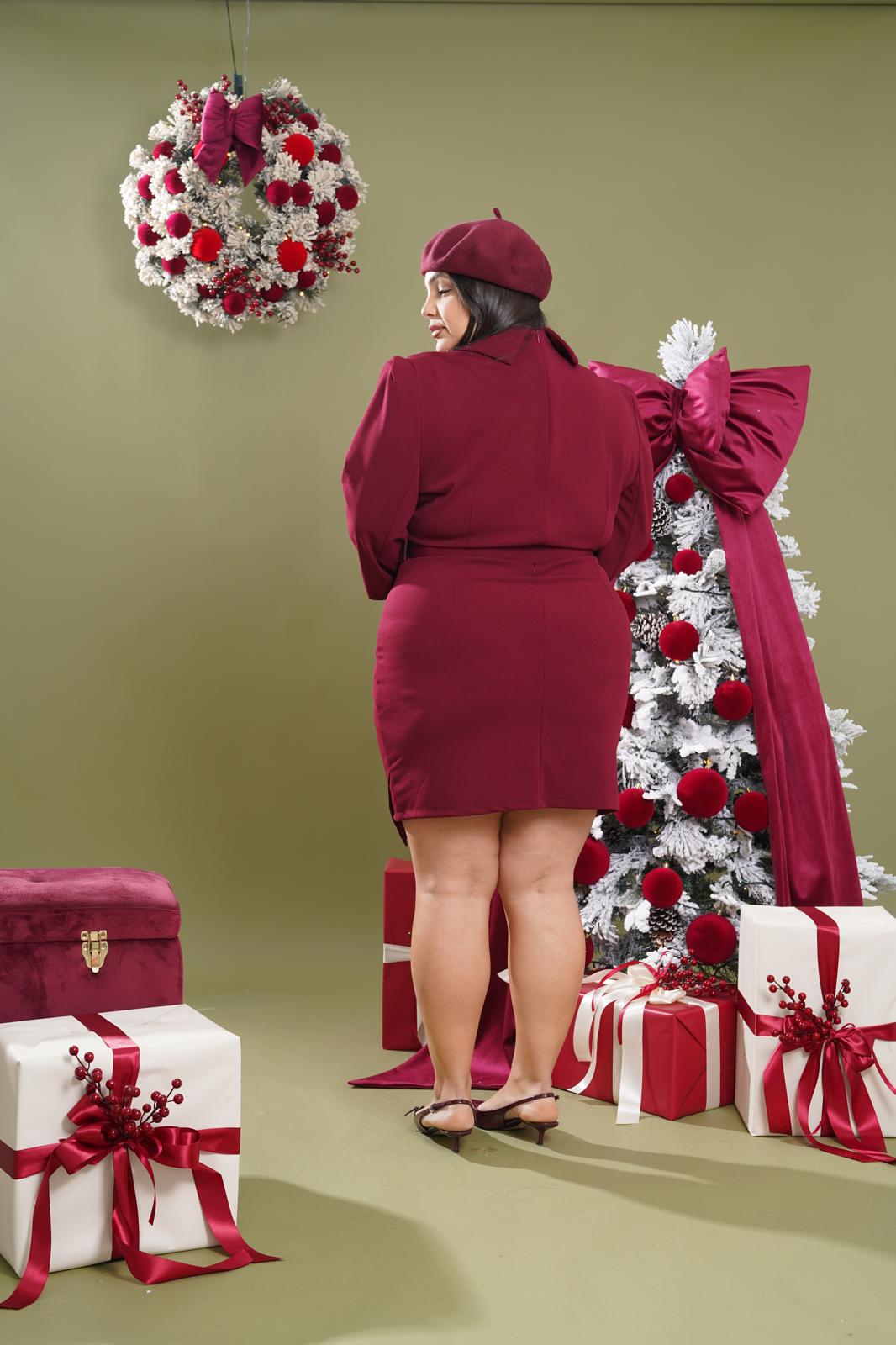 Dress Diamond bordeaux