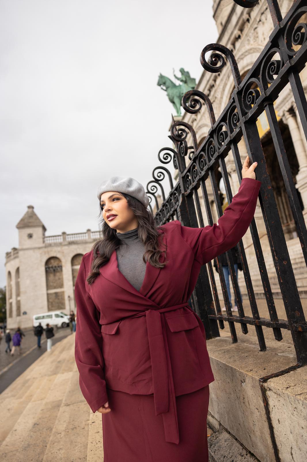 Giacca "Montmartre" Bordeaux