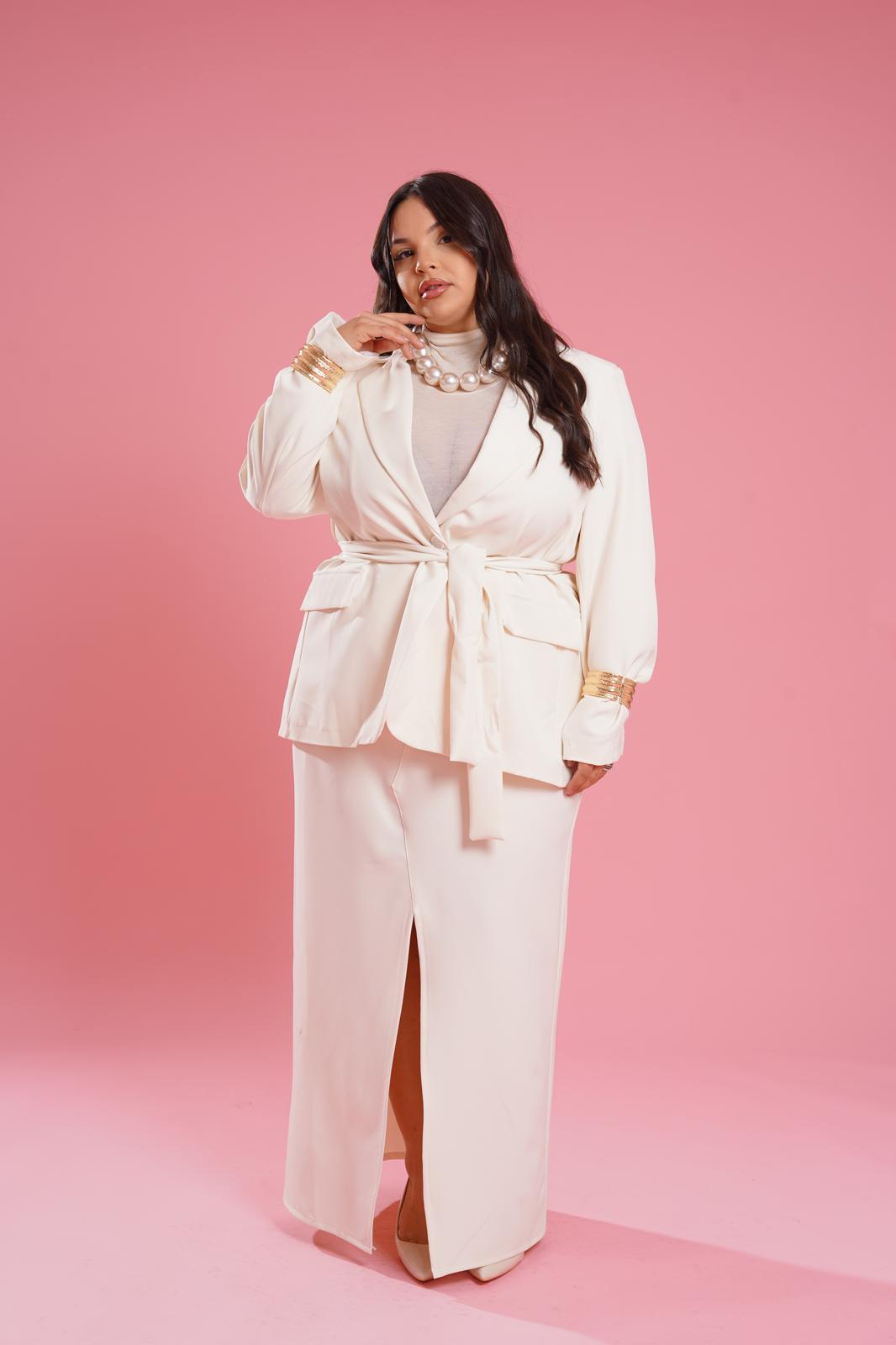 Gonna Longuette "Montmartre" Panna