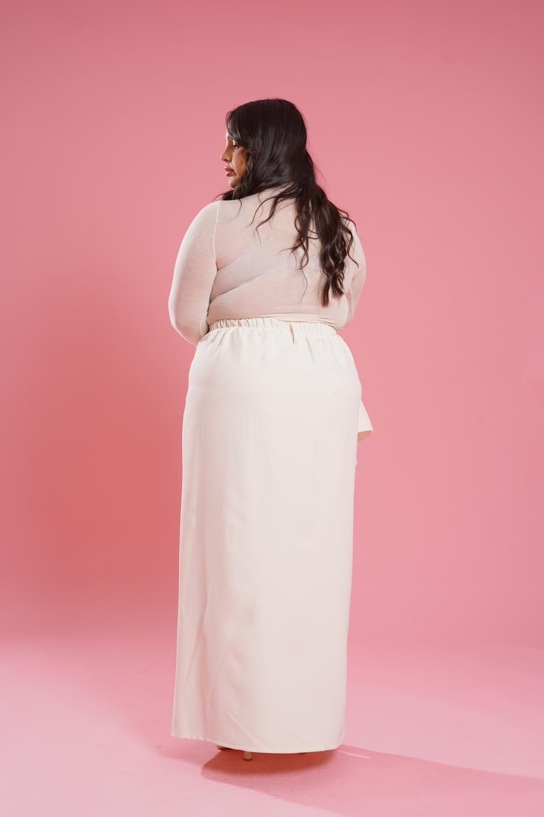 Gonna Longuette "Montmartre" Panna