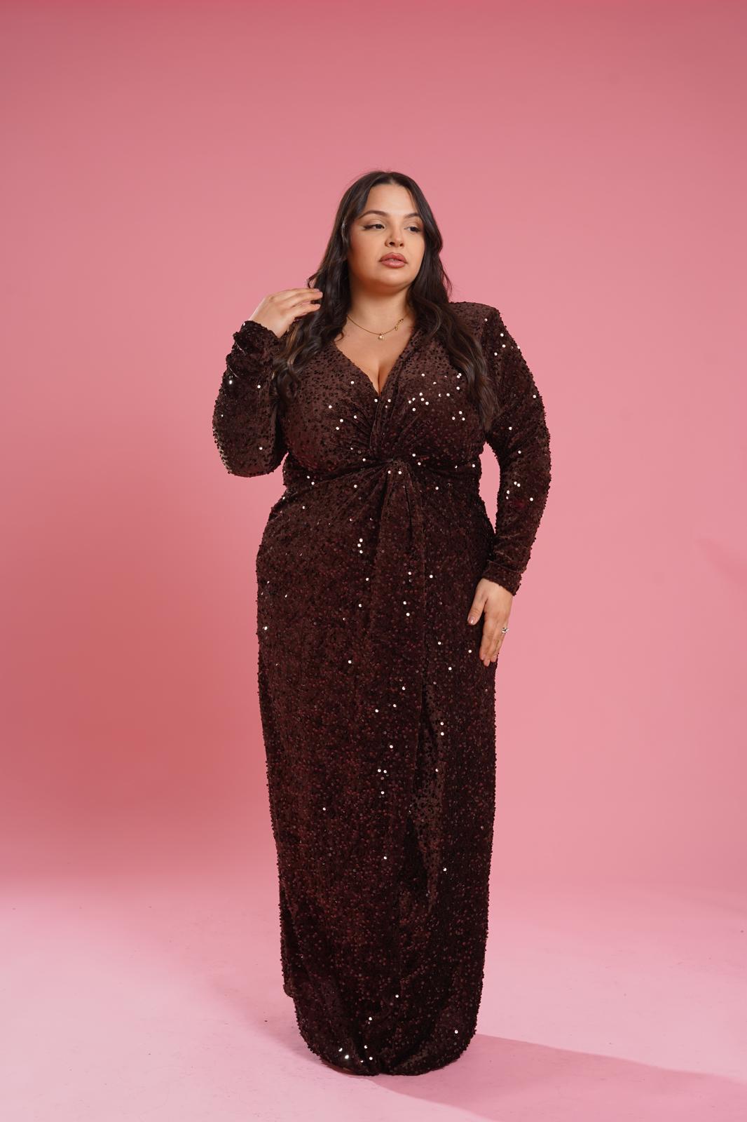 Abito "Place Vendôme" Marrone