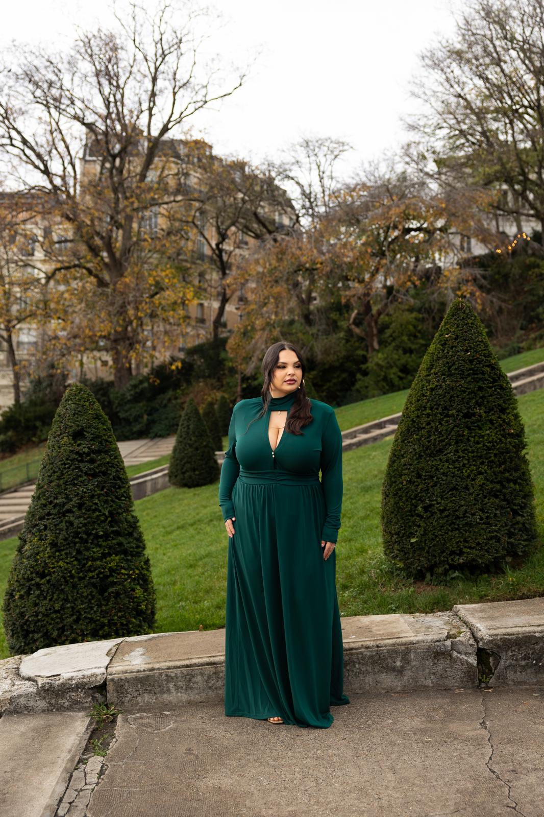 Abito "Carrousel de Saint-Pierre" Verde