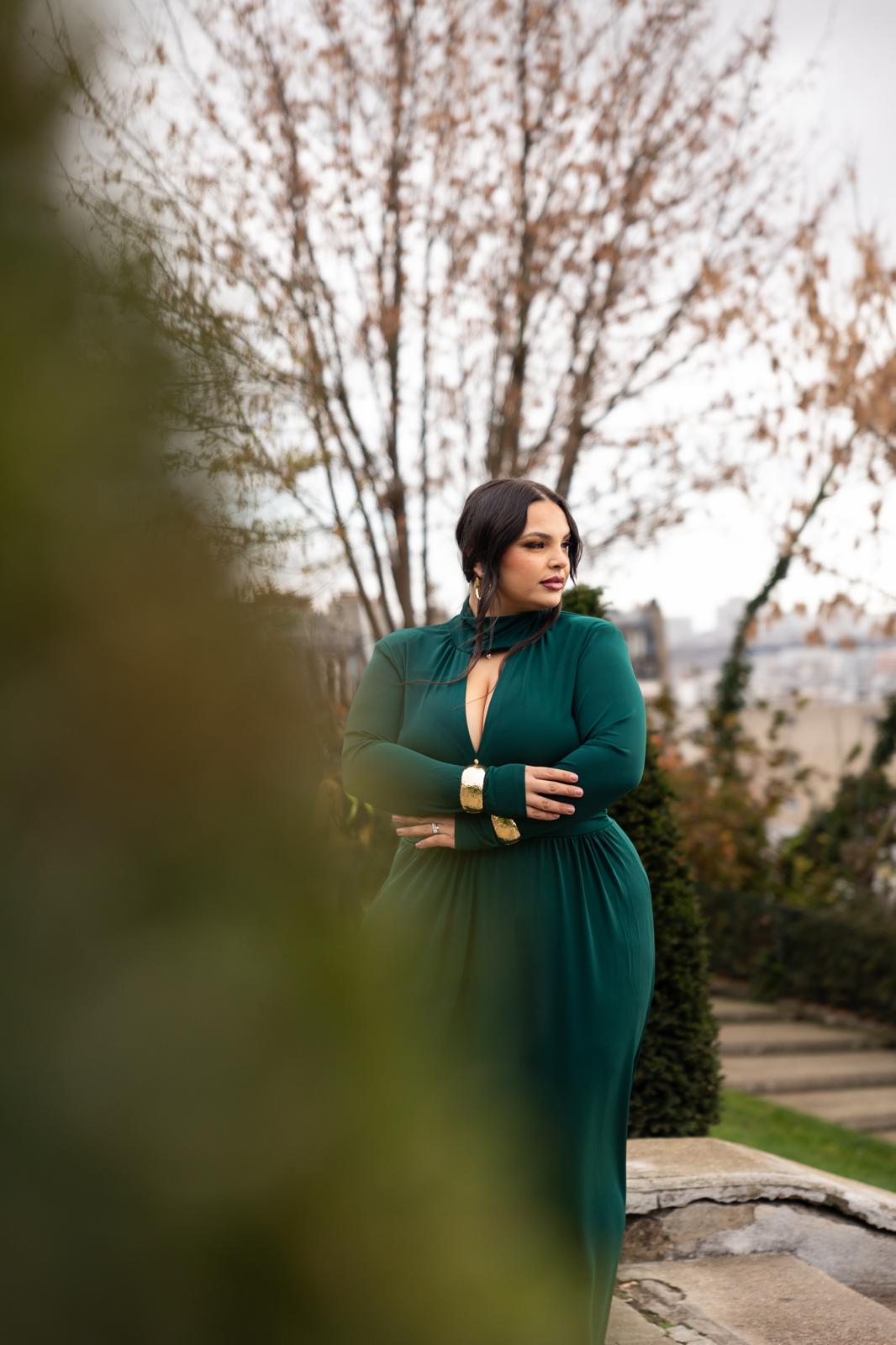 Abito "Carrousel de Saint-Pierre" Verde