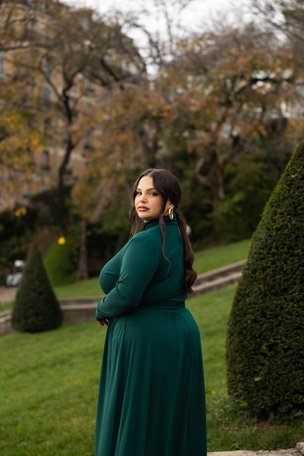 Abito "Carrousel de Saint-Pierre" Verde