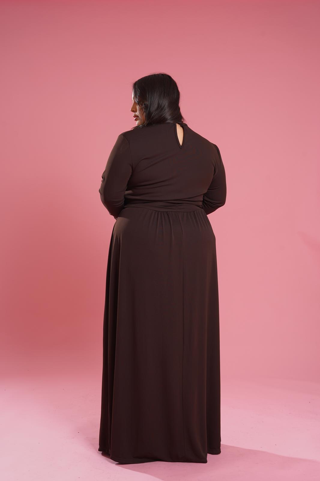 Abito "Carrousel de Saint-Pierre" Marrone