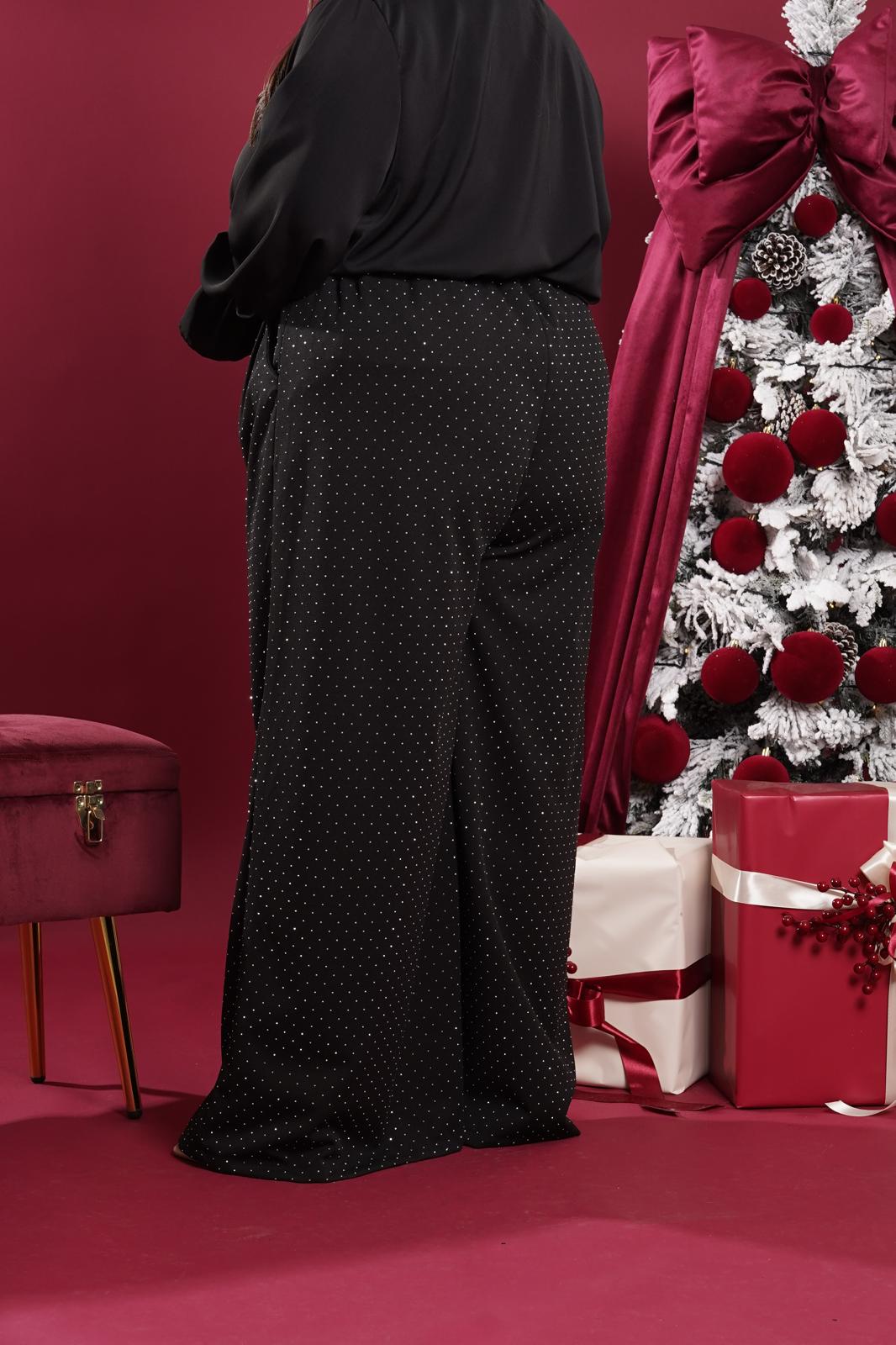 Pantalone Glitter nero