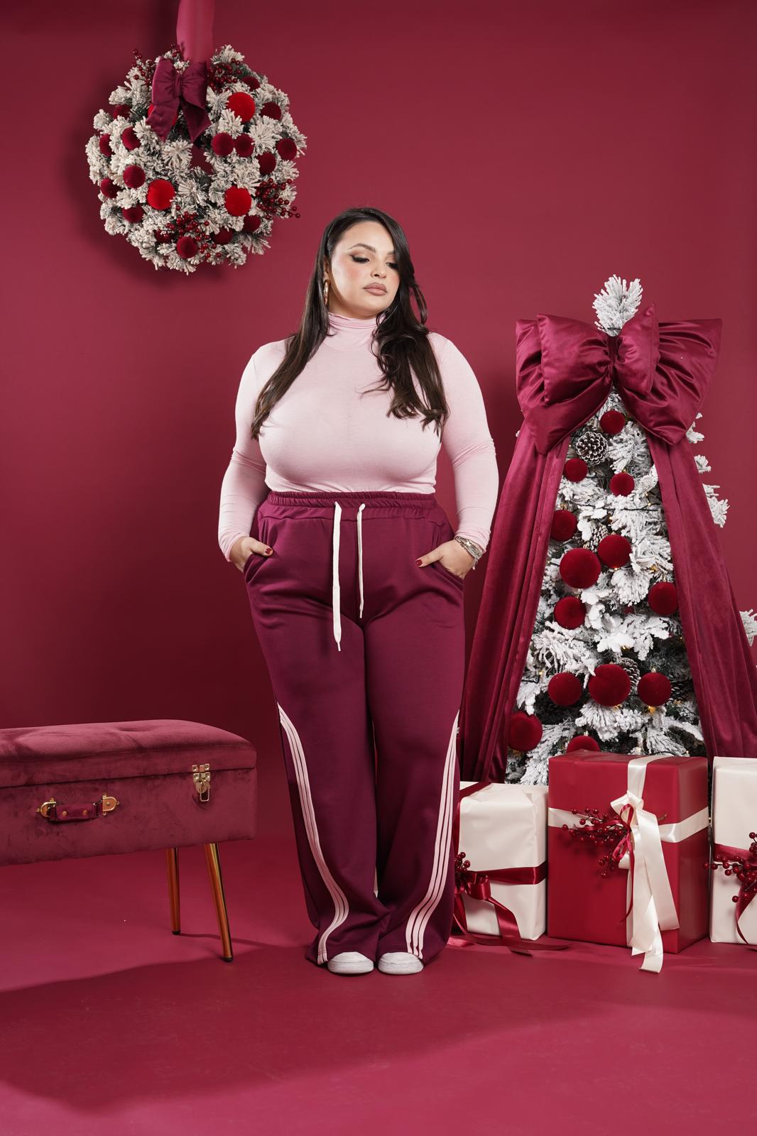 Pantalone Colors Di Tuta bordeaux