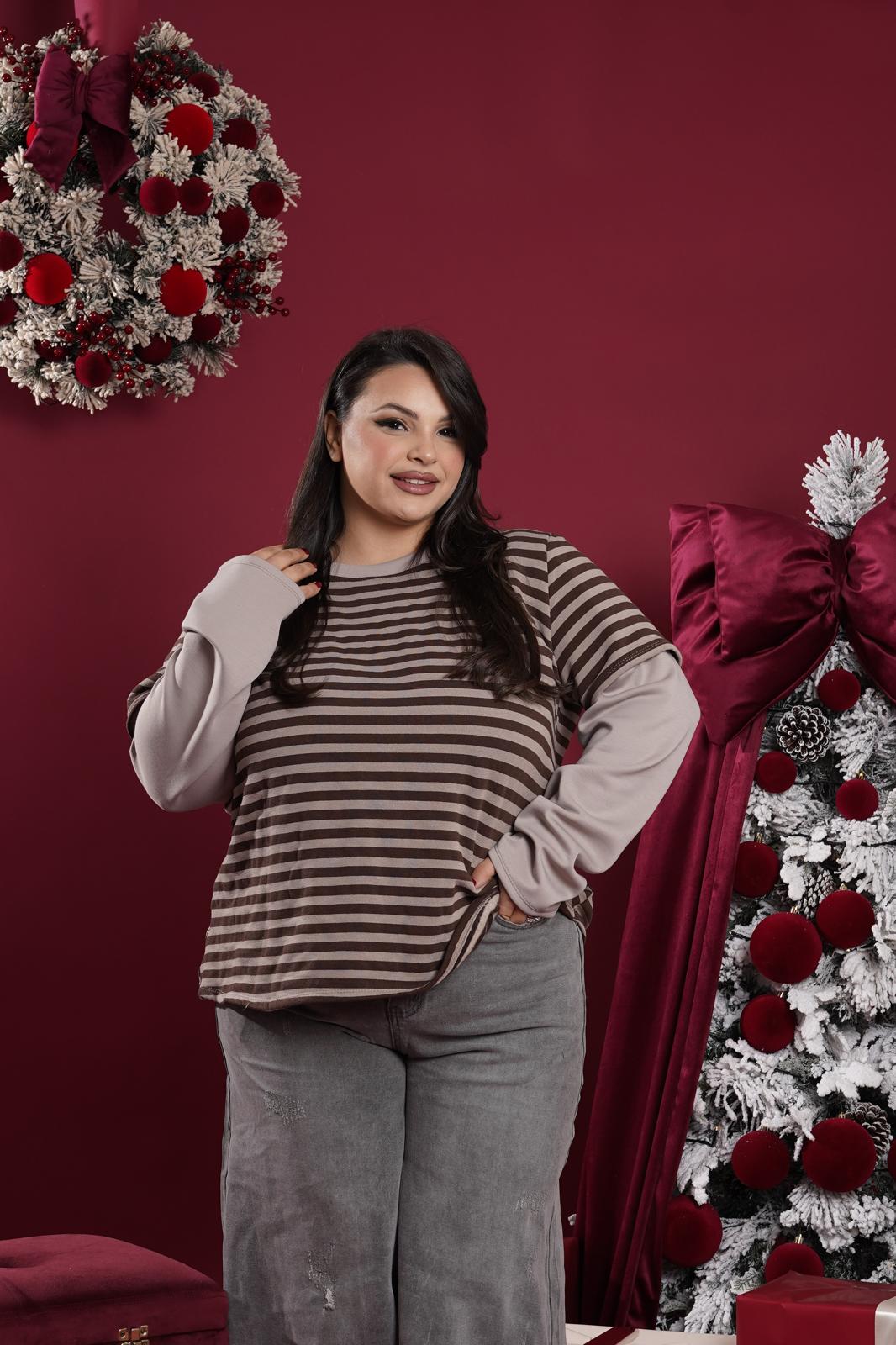 Maglia Polly tortora