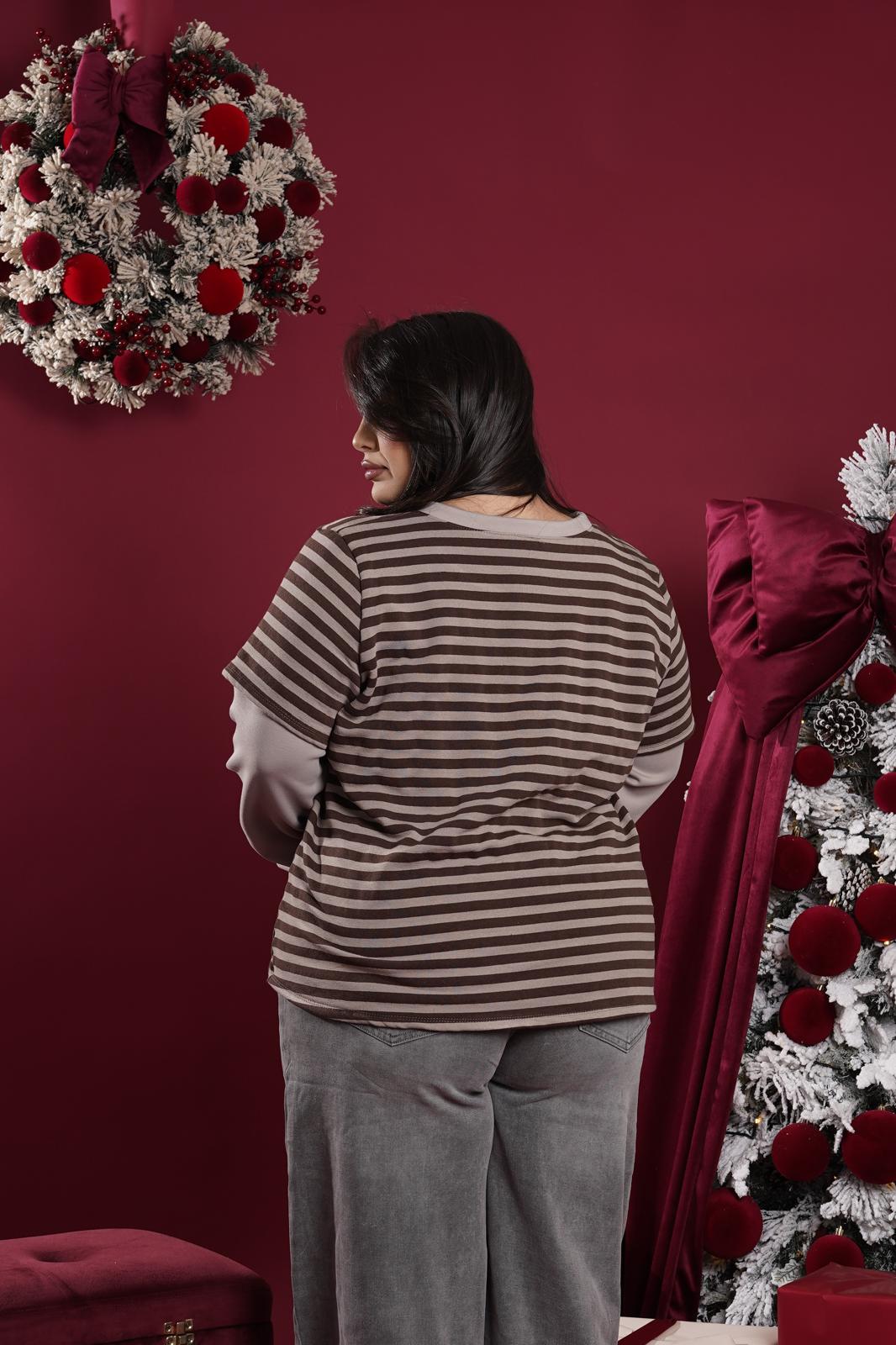 Maglia Polly tortora