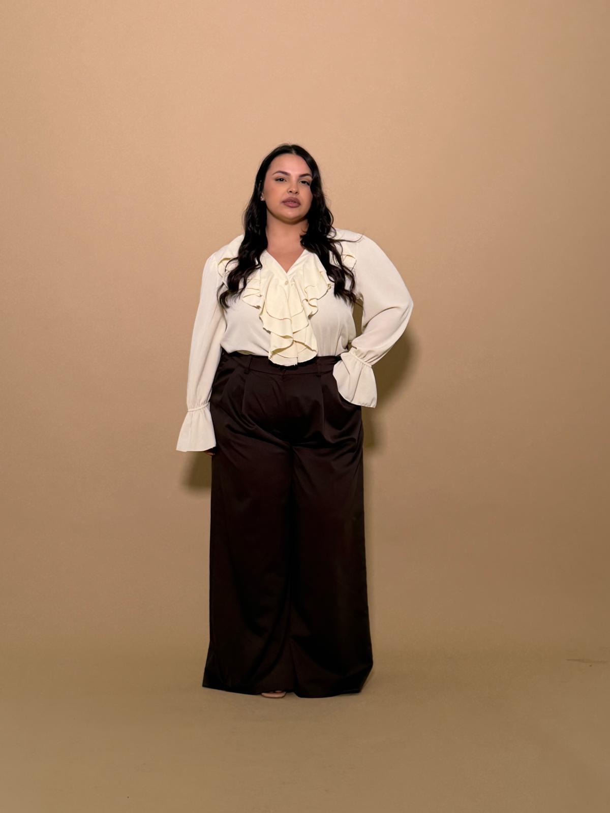 Pantalone Viktoria marrone