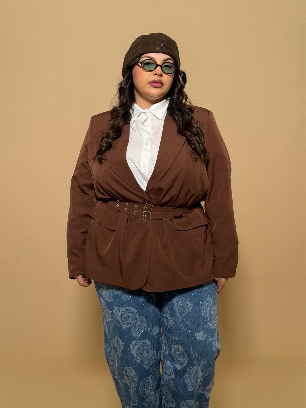 Giacca Elisa marrone