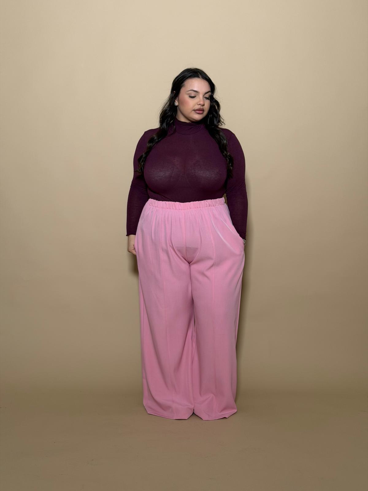 Pantalone Finizia rosa