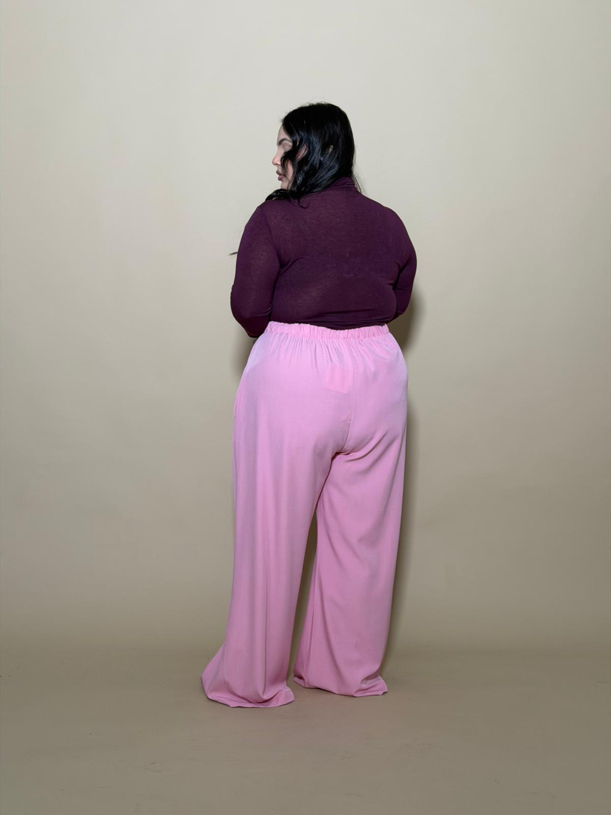 Pantalone Finizia rosa