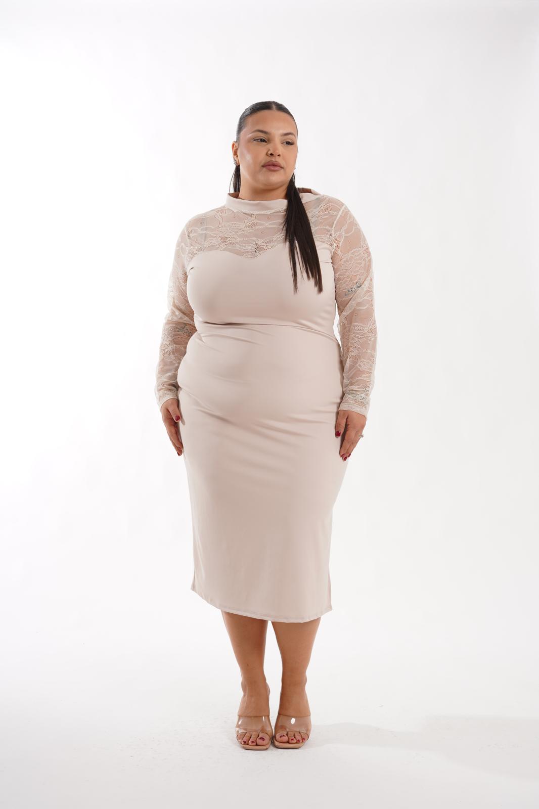 Dress Emily Lungo beige