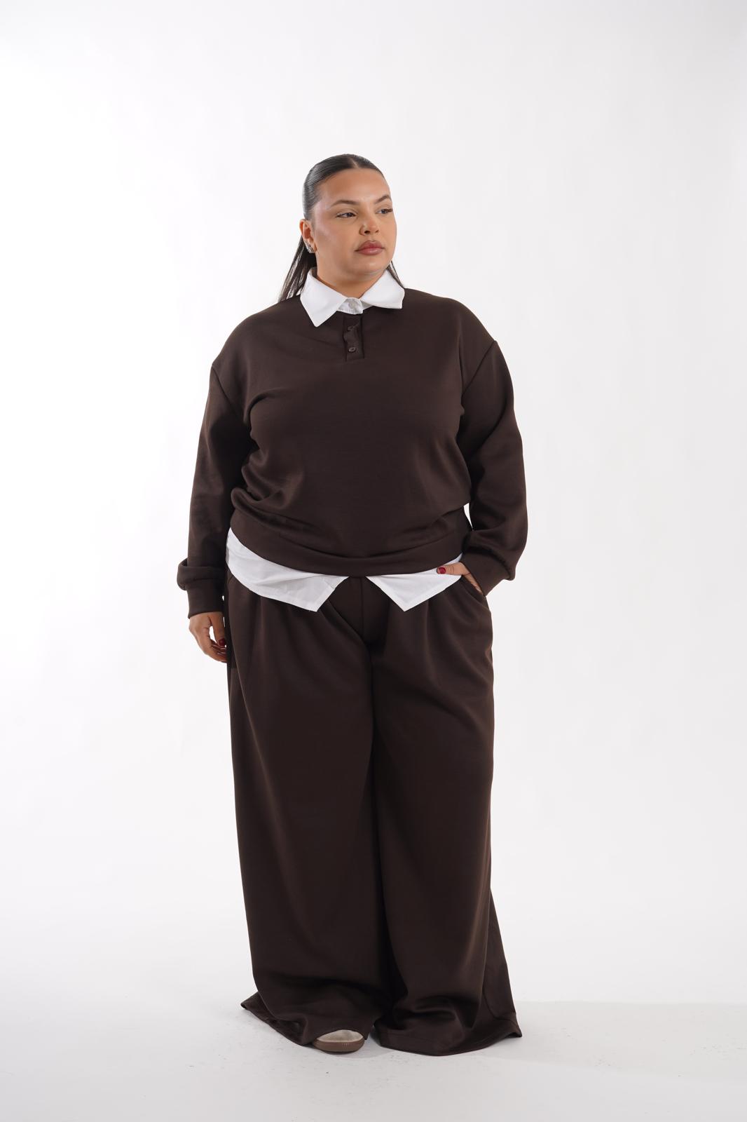 Coordinato Swamy marrone