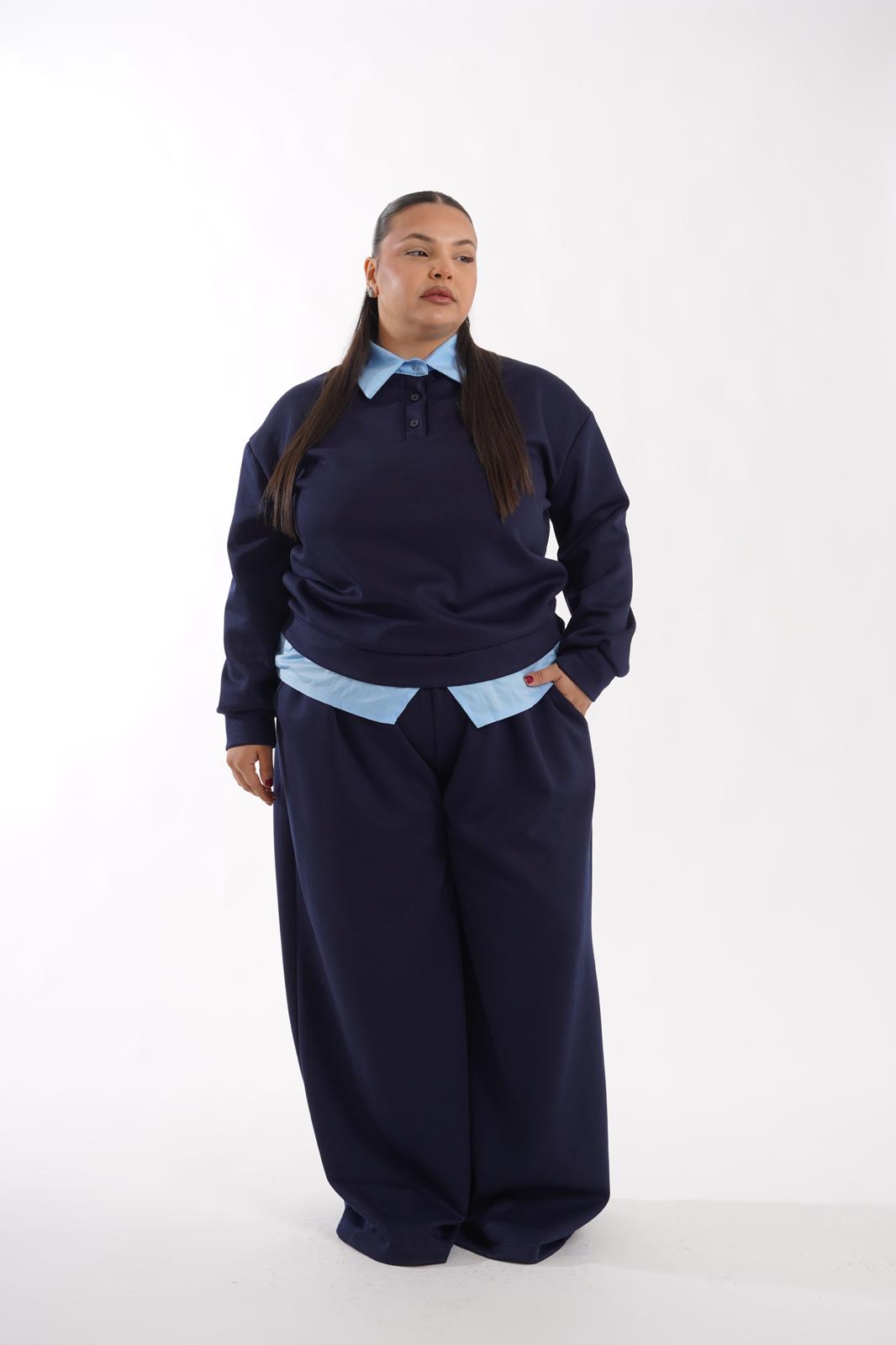 Coordinato Swamy blu