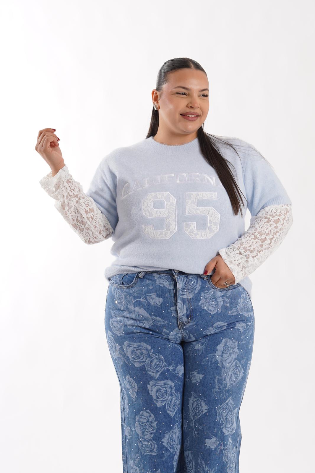 Pull California azzurro