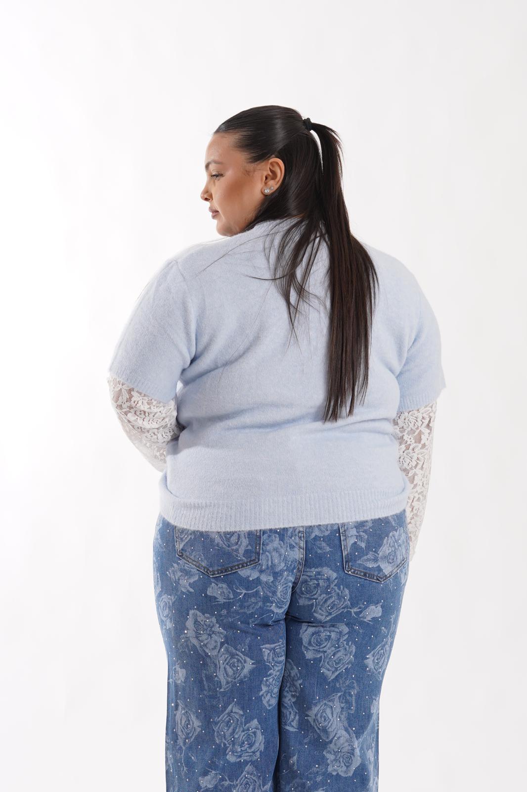 Pull California azzurro