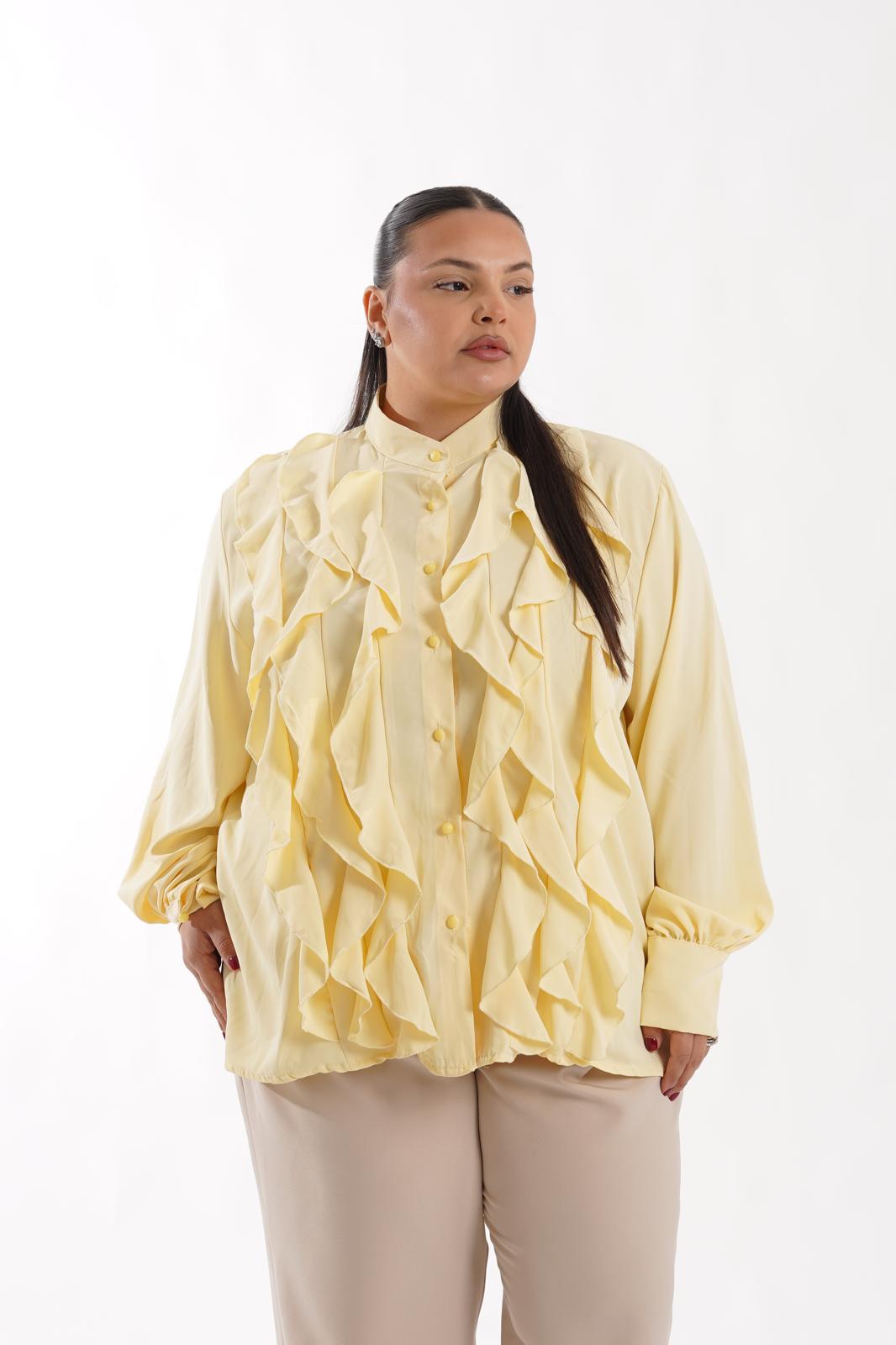 Camicia Marty Rouches gialla