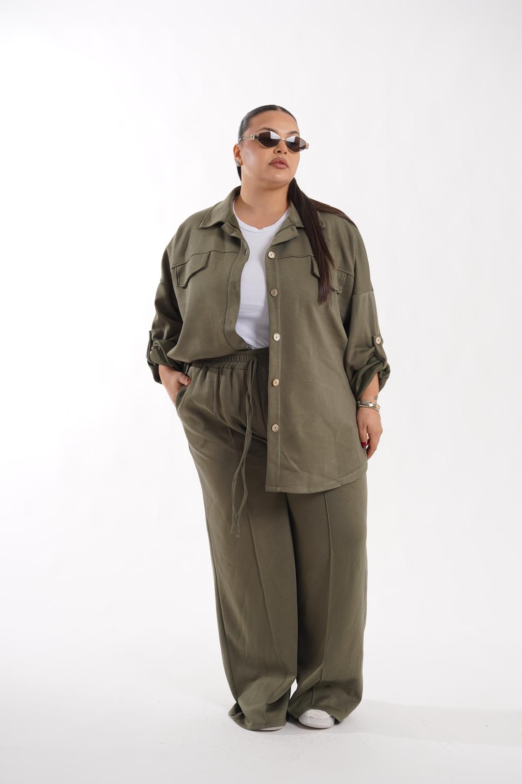 Coordinato Aurora verde militare