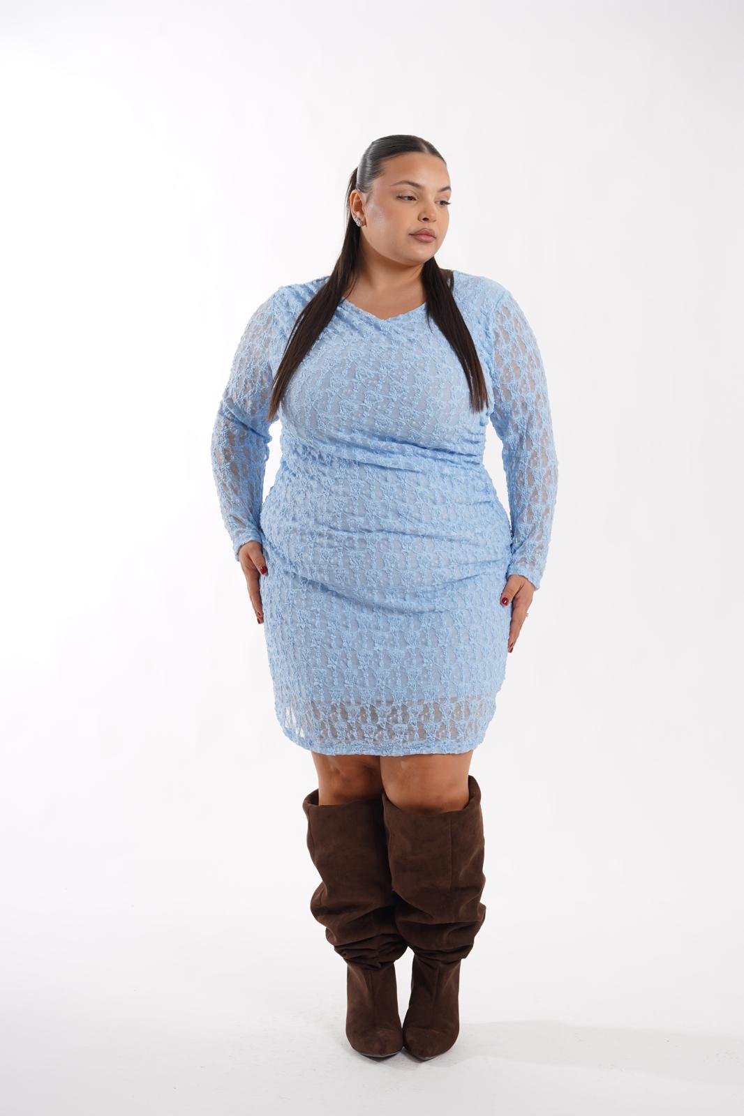 Dress in pizzo Valery polvere