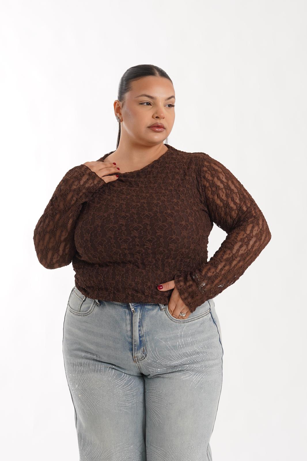 Maglia Elena marrone