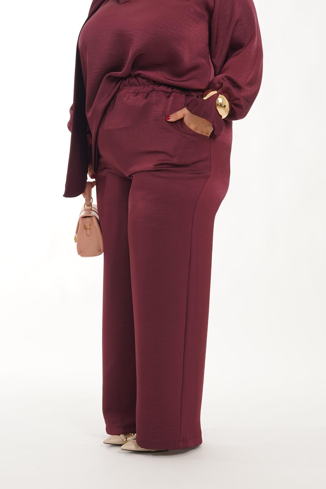Pantalone Raffy bordeaux