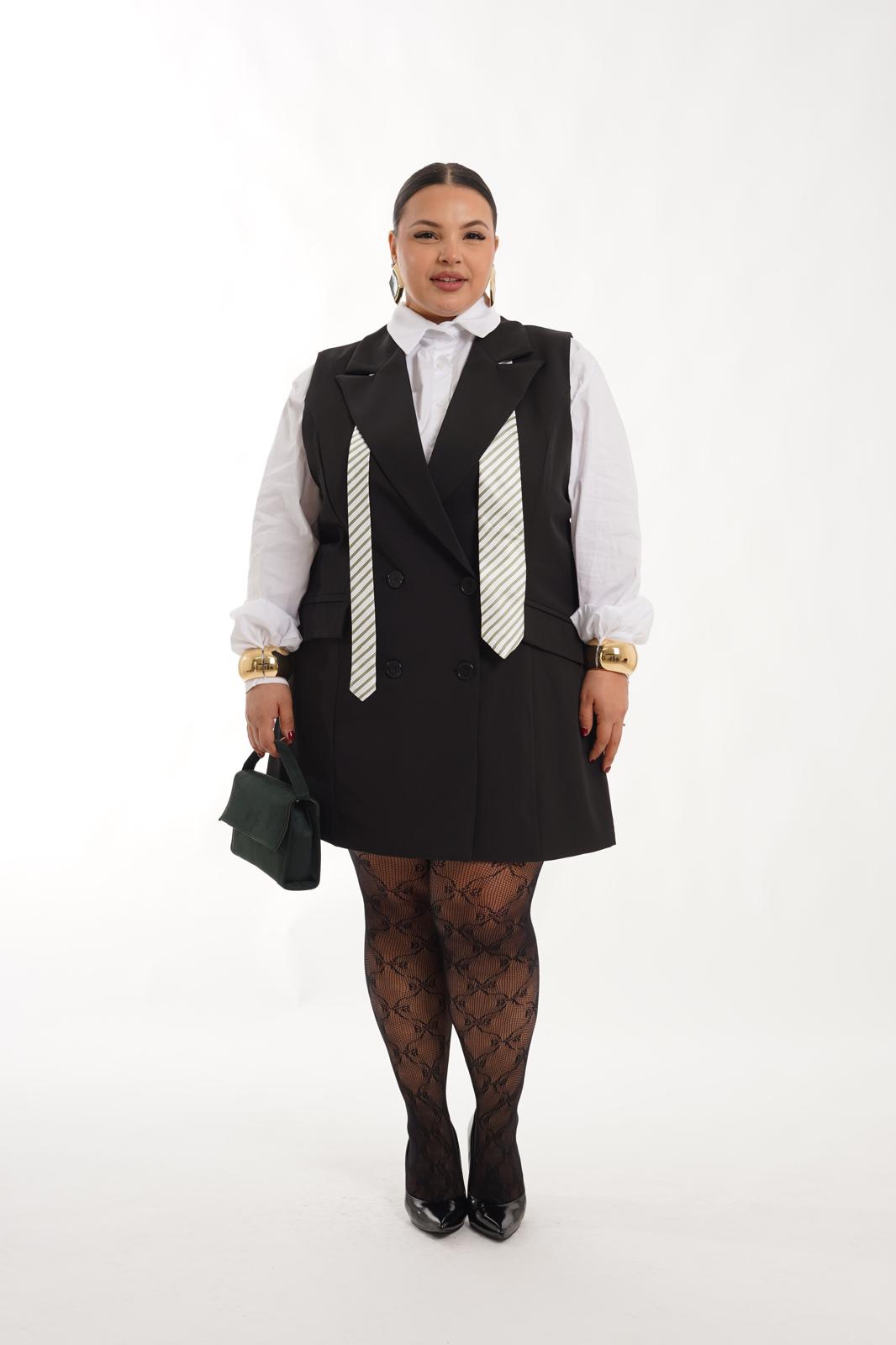 Dress Gilet Kimberly nero