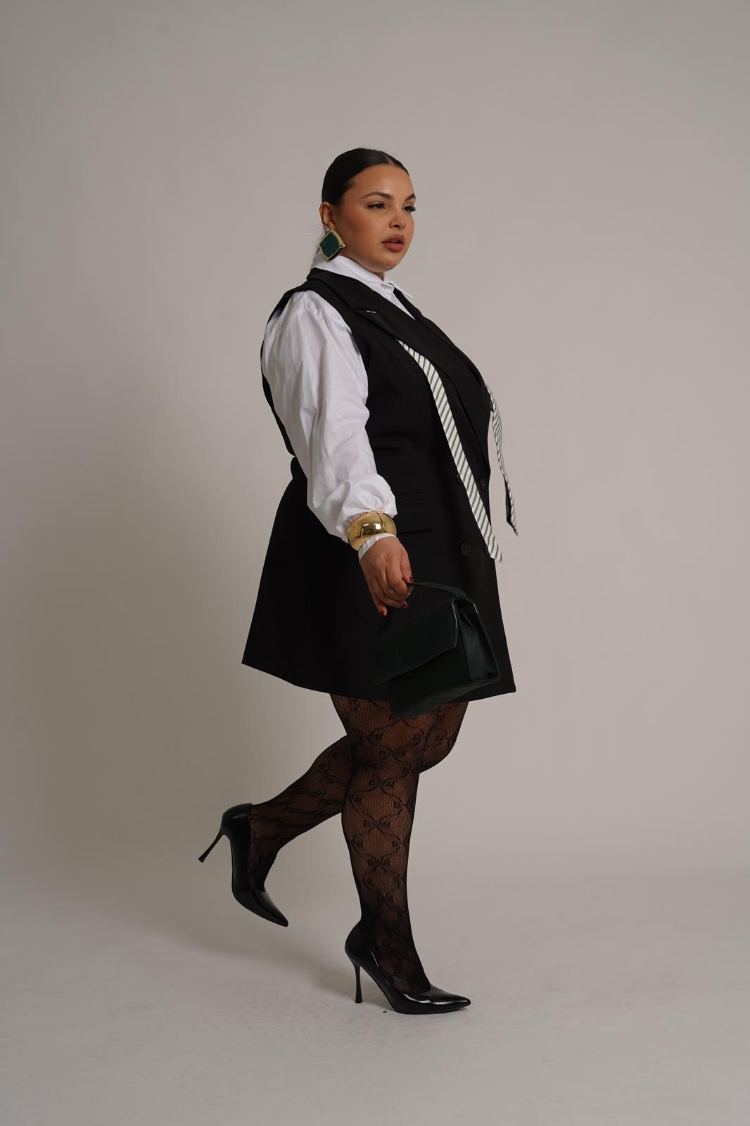 Dress Gilet Kimberly nero