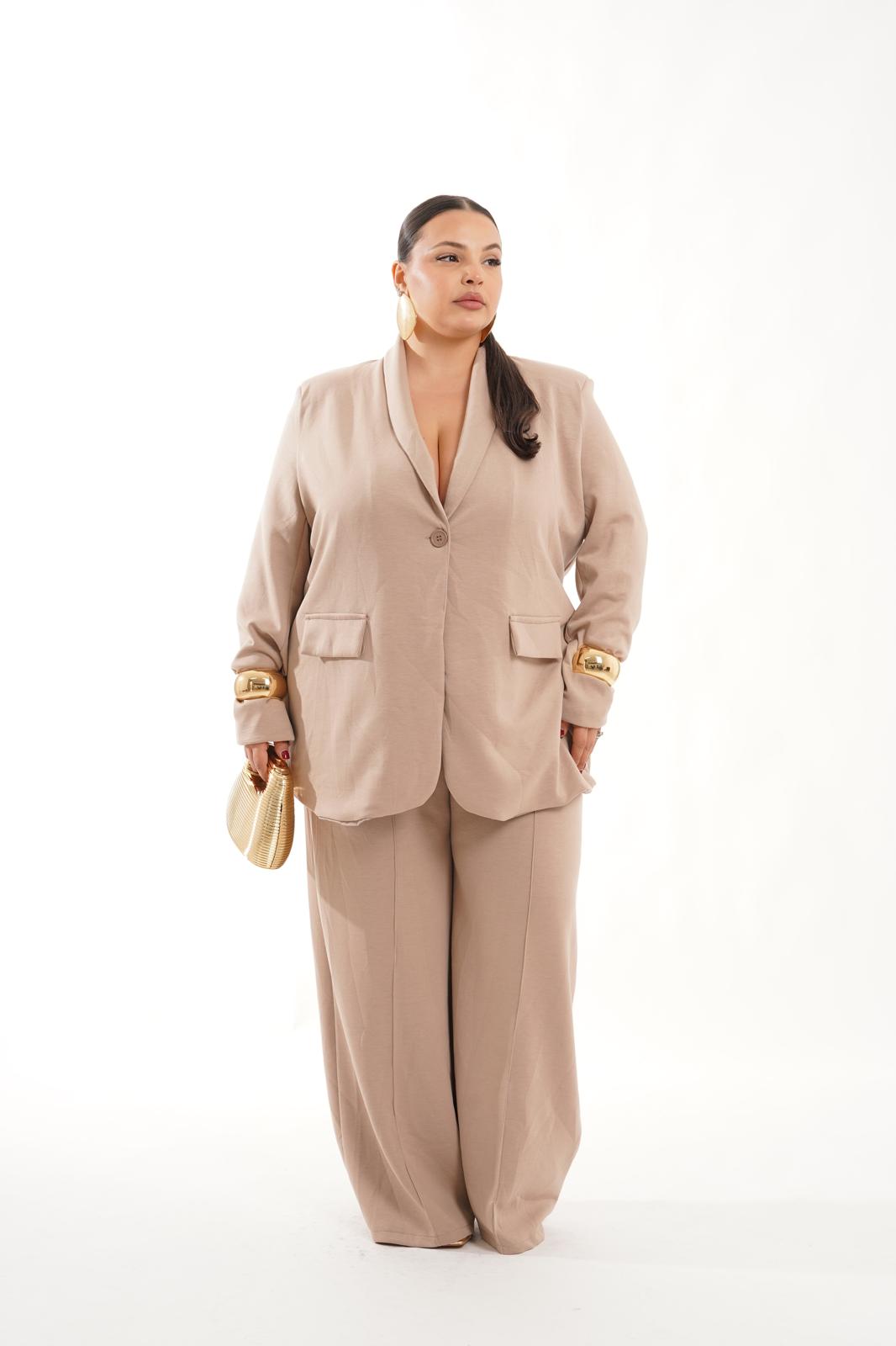 Tailleur Madellin tortora