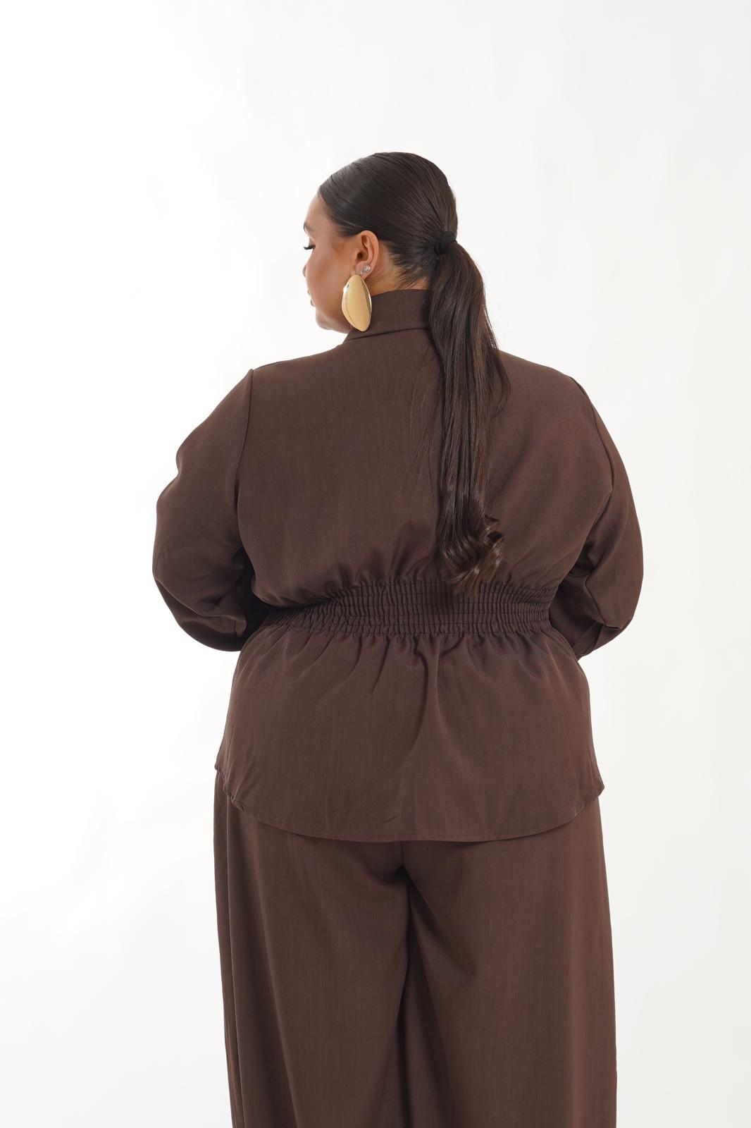 Camicia Ambra marrone