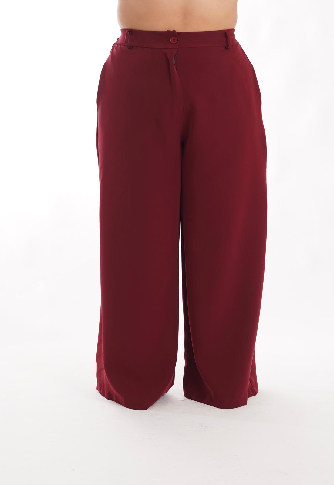Pantalone Eloise bordeaux