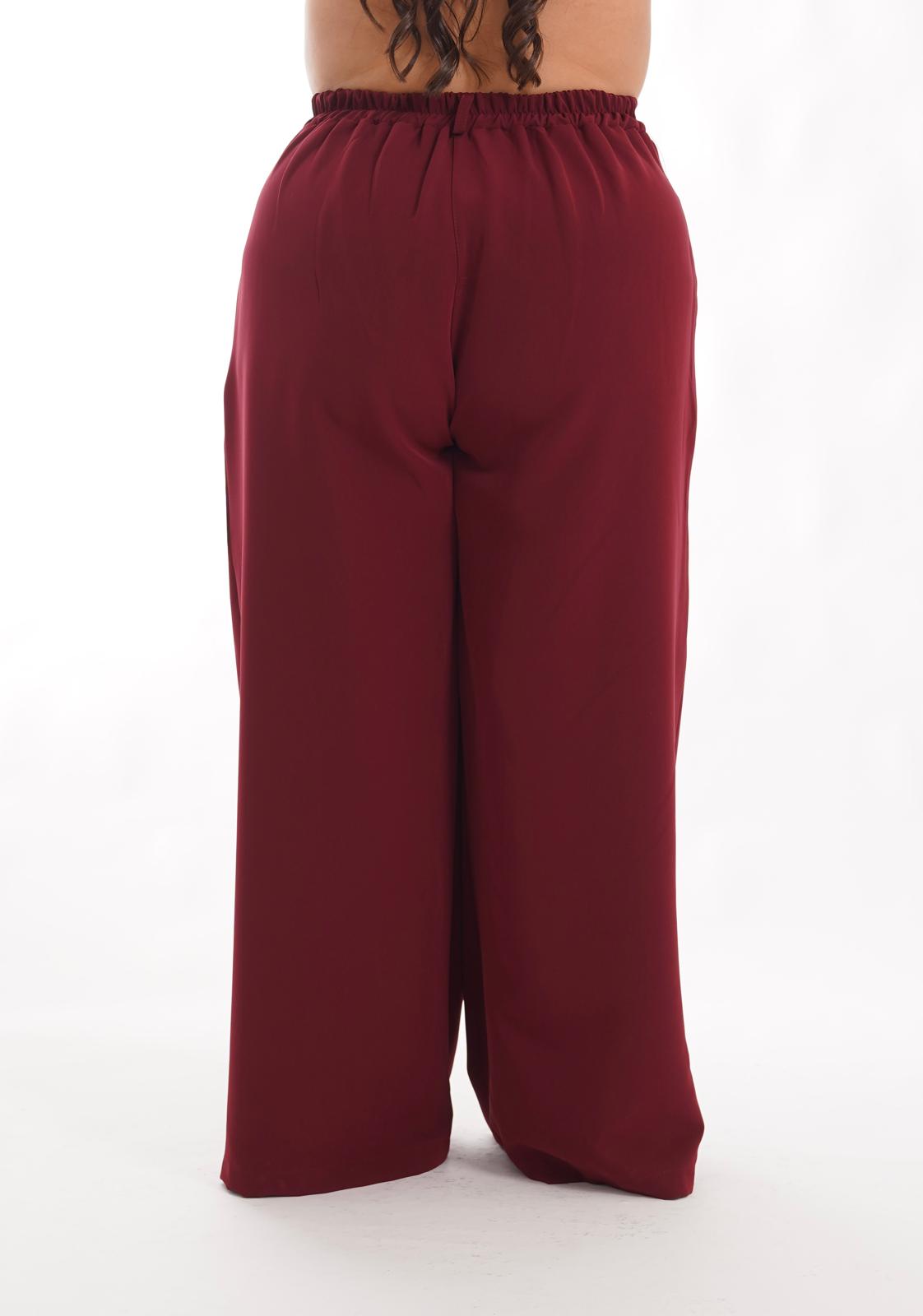 Pantalone Eloise bordeaux